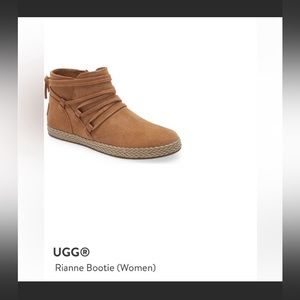 Ugg Rianne Bootie - Chestnut - Size 7